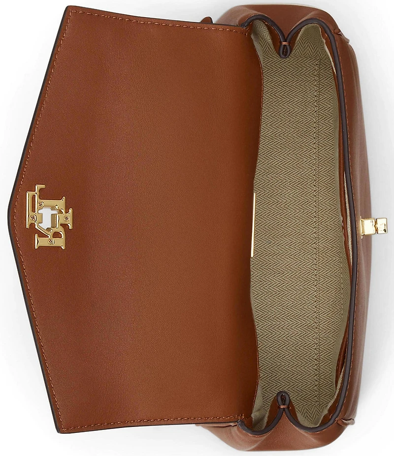 Lauren Ralph Lauren Small Farrah Solid Soft Satchel Bag