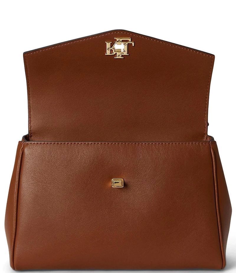 Lauren Ralph Lauren Small Farrah Solid Soft Satchel Bag