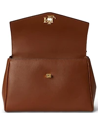 Lauren Ralph Lauren Small Farrah Solid Soft Satchel Bag