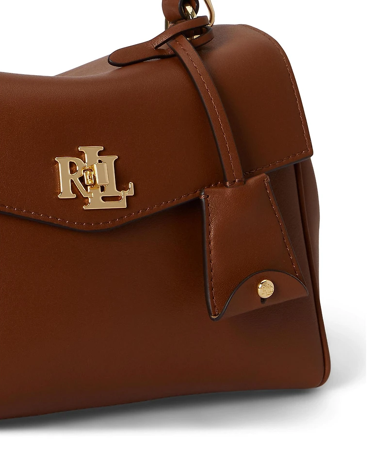 Lauren Ralph Lauren Small Farrah Solid Soft Satchel Bag