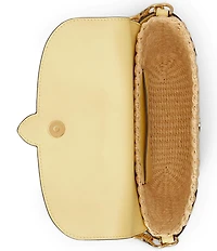 Lauren Ralph Lauren Small Lynden Straw Shoulder Bag