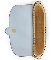 Lauren Ralph Lauren Small Lynden Straw Shoulder Bag