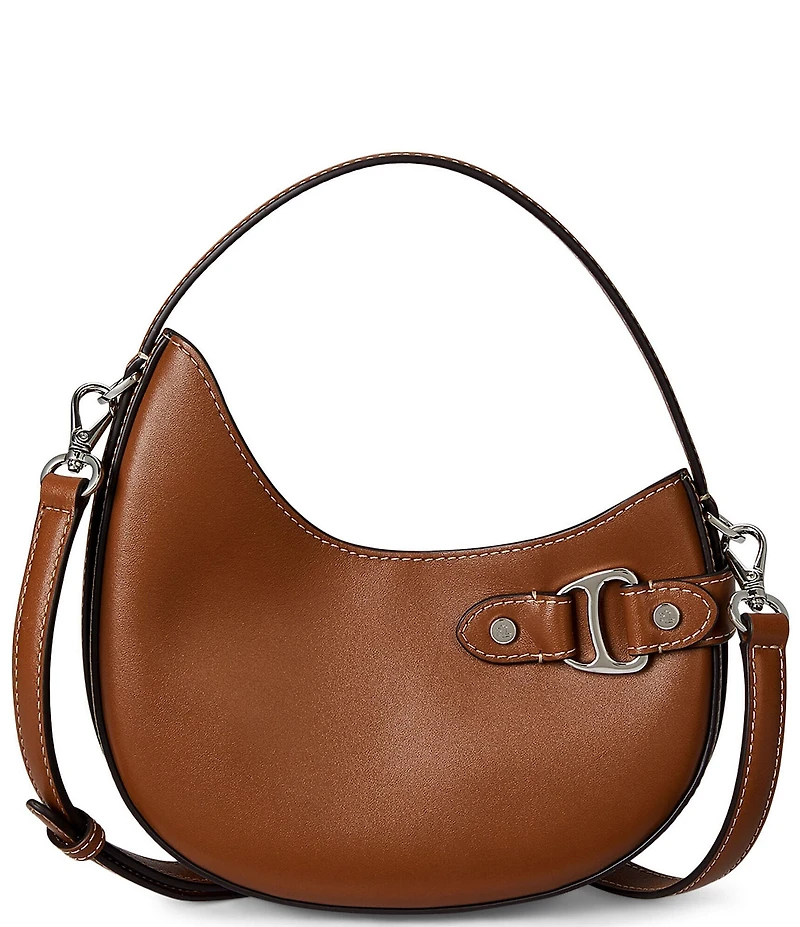 Lauren Ralph Lauren Tasha Small Leather Shoulder Bag