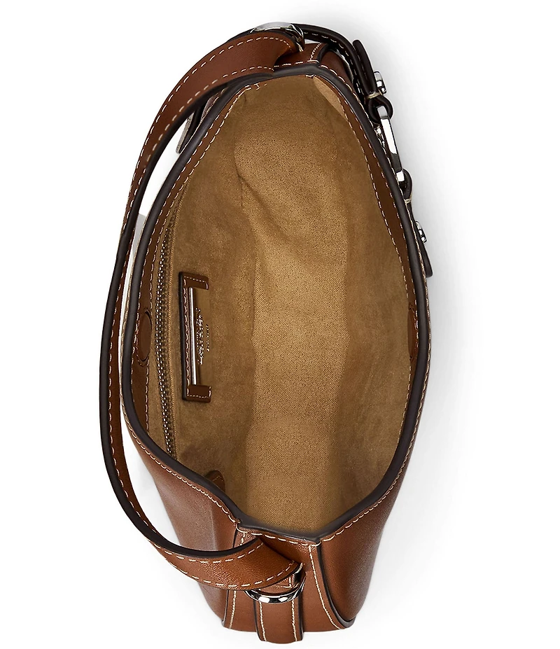 Lauren Ralph Lauren Tasha Small Leather Shoulder Bag