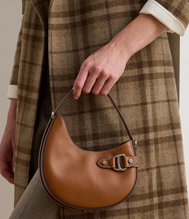 Lauren Ralph Lauren Tasha Small Leather Shoulder Bag