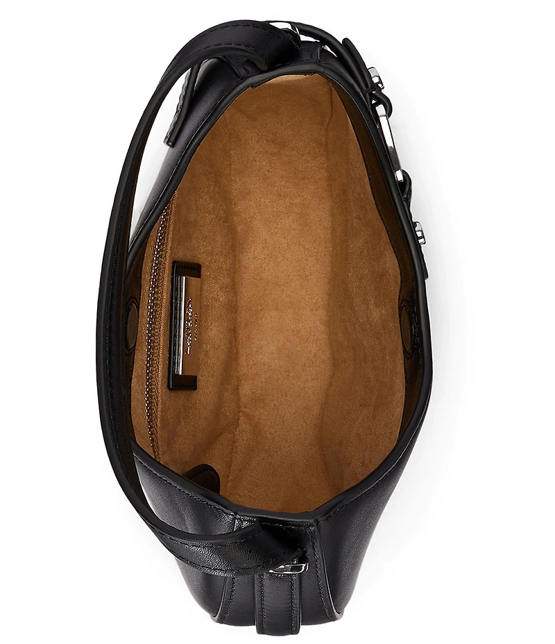 Lauren Ralph Lauren Tasha Small Leather Shoulder Bag