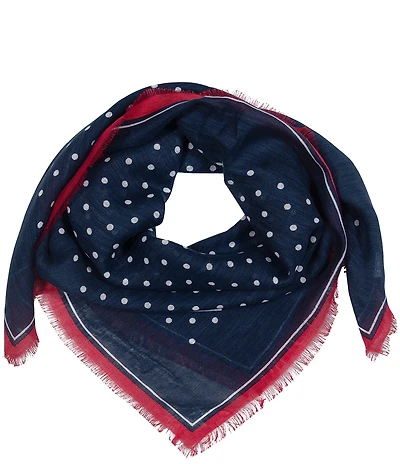 Lauren Ralph Lauren Spring Dot Square Scarf