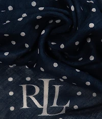 Lauren Ralph Lauren Spring Dot Square Scarf