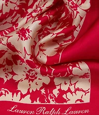 Lauren Ralph Lauren Spring Flowers Small Square Scarf