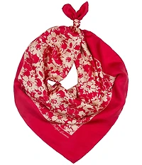 Lauren Ralph Lauren Spring Flowers Small Square Scarf