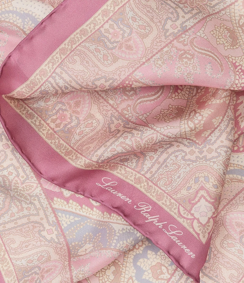 Lauren Ralph Lauren Spring Paisley Square Scarf