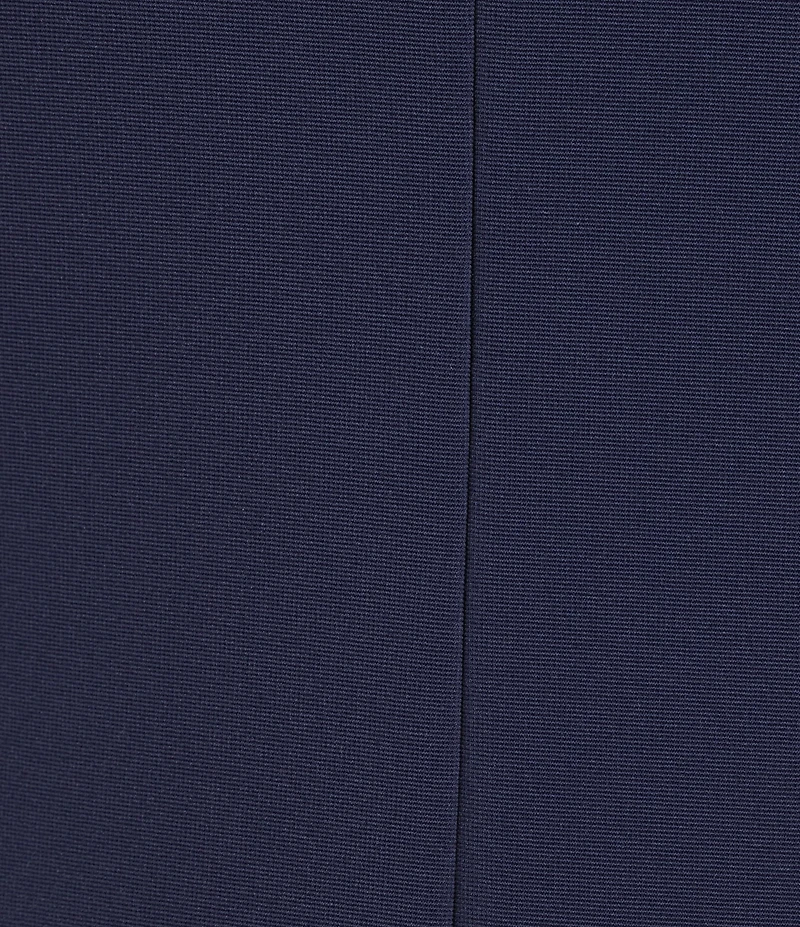 Lauren Ralph Lauren Square Neck Short Sleeve Sheath Midi Dress