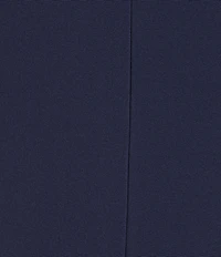 Lauren Ralph Lauren Square Neck Short Sleeve Sheath Midi Dress