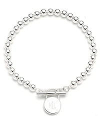 Lauren Ralph Lauren Sterling Silver Beaded Flex Line Bracelet