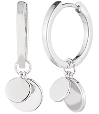 Lauren Ralph Lauren Sterling Silver Hoop Drop Earrings