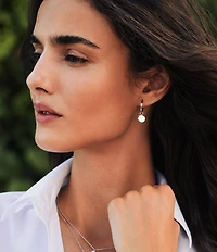 Lauren Ralph Lauren Sterling Silver Hoop Drop Earrings