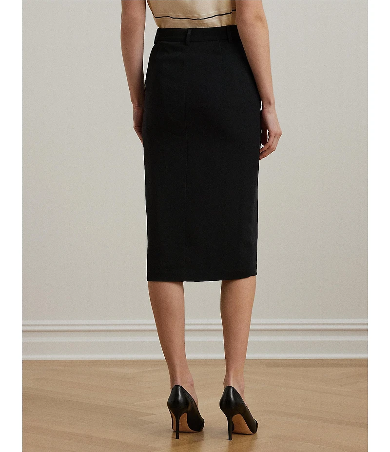 Lauren Ralph Lauren Stretch Cady Pencil Skirt