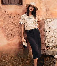 Lauren Ralph Lauren Stretch Cady Pencil Skirt
