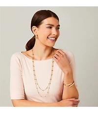 Lauren Ralph Lauren Stretch Cotton Blend Boat Neck Short Rolled Sleeve Shirt