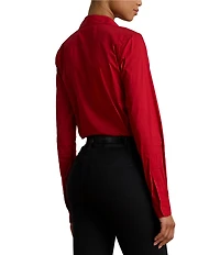 Lauren Ralph Lauren Stretch Cotton-Blend Button Down Shirt