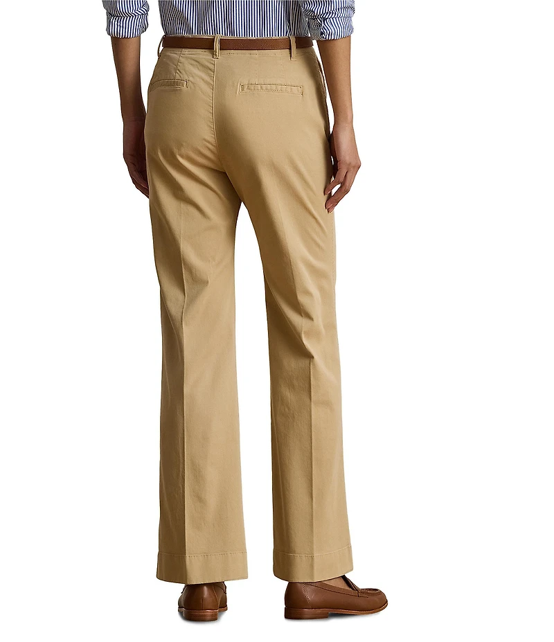 Lauren Ralph Lauren Stretch Cotton Straight Leg Pants