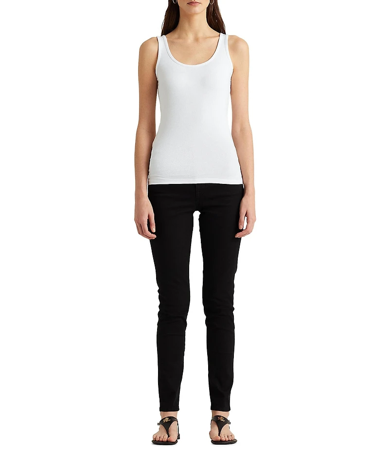 Lauren Ralph Lauren Stretch Cotton Tank Top