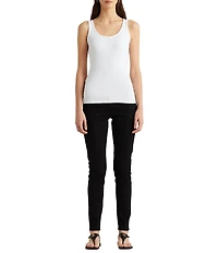 Lauren Ralph Lauren Stretch Cotton Tank Top
