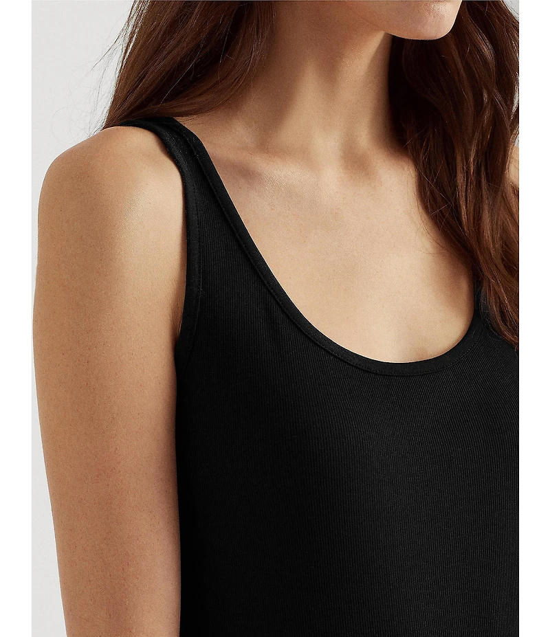 Lauren Ralph Lauren Stretch Cotton Tank Top