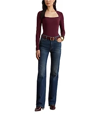 Lauren Ralph Lauren Stretch Denim High Rise Ankle Length Jeans