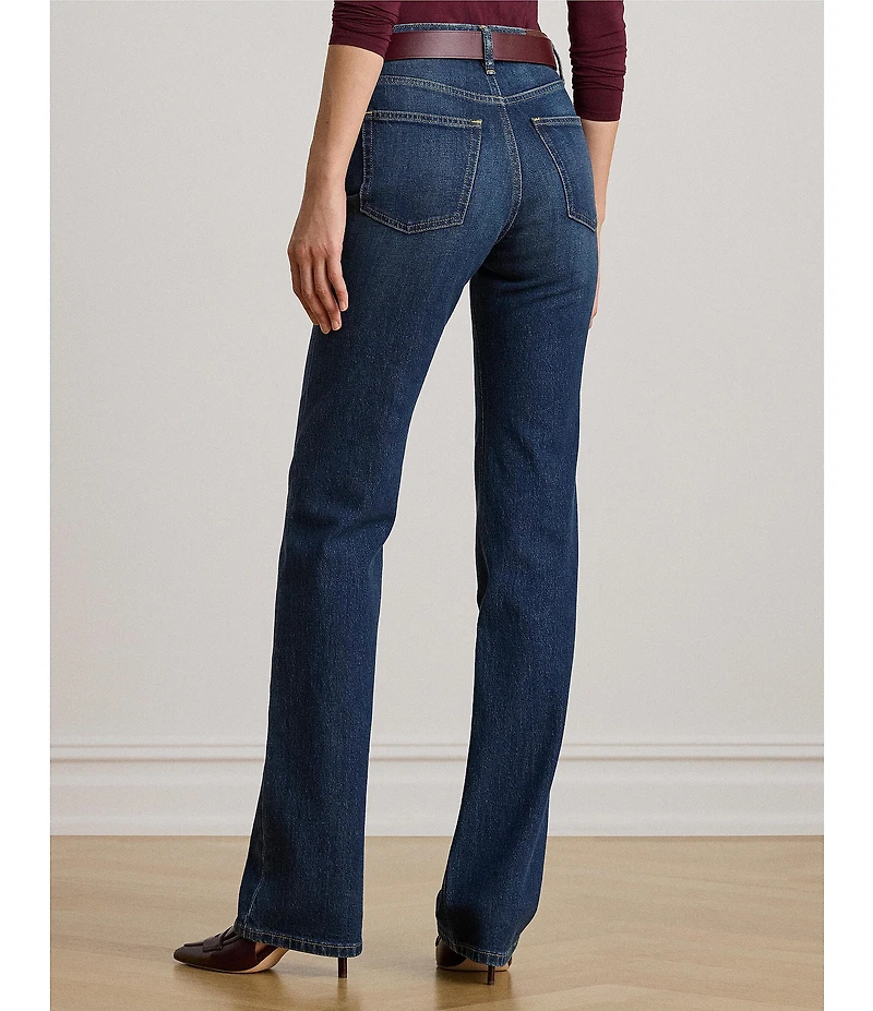 Lauren Ralph Lauren Stretch Denim High Rise Ankle Length Jeans
