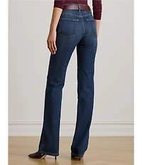Lauren Ralph Lauren Stretch Denim High Rise Ankle Length Jeans