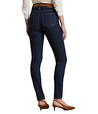 Lauren Ralph Lauren Stretch Denim High Rise Skinny Leg Ankle Jeans