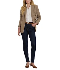 Lauren Ralph Lauren Stretch Denim High Rise Skinny Leg Ankle Jeans