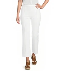 Lauren Ralph Lauren Stretch Knit Twill Mid Rise Flare Leg Pants