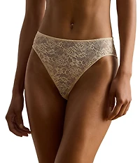 Lauren Ralph Lauren Stretch Lace Moderate Coverage Cheeky Hipster Panty