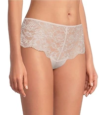 Lauren Ralph Lauren Stretch Lace Moderate Coverage Cheeky Hipster Panty