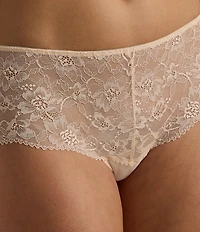 Lauren Ralph Lauren Stretch Lace Moderate Coverage Cheeky Hipster Panty