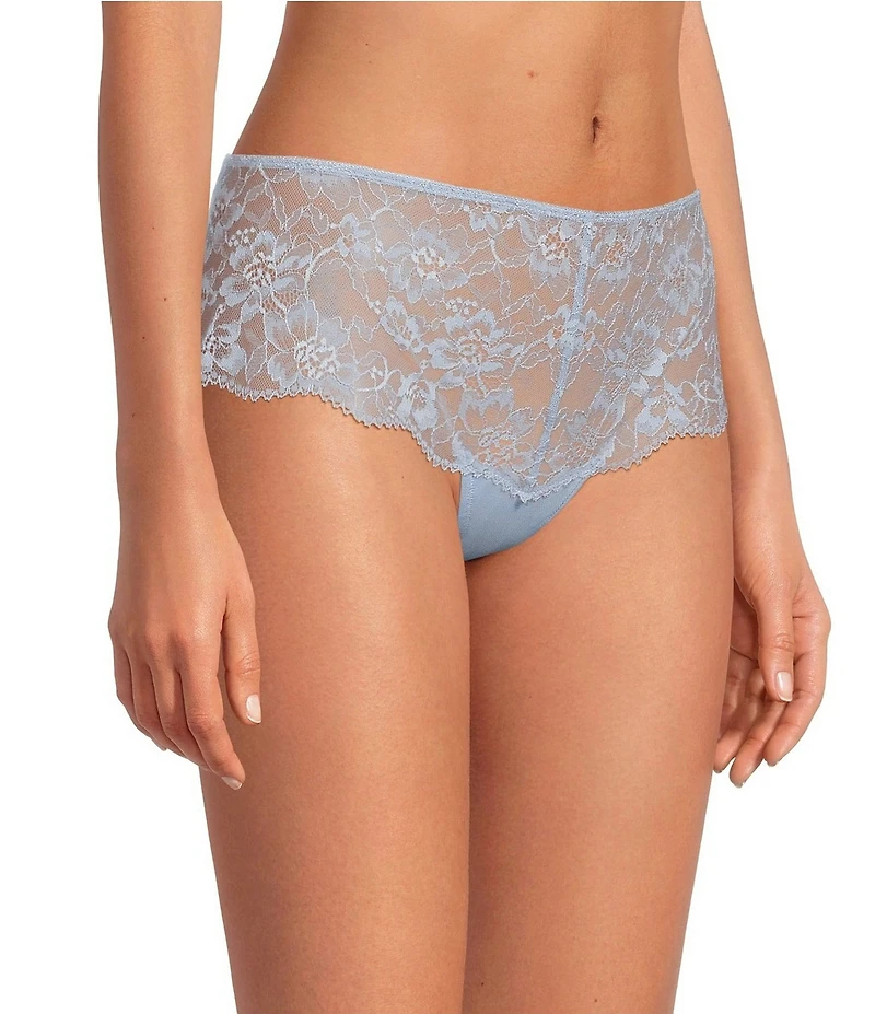 Lauren Ralph Lauren Stretch Lace Moderate Coverage Cheeky Hipster Panty