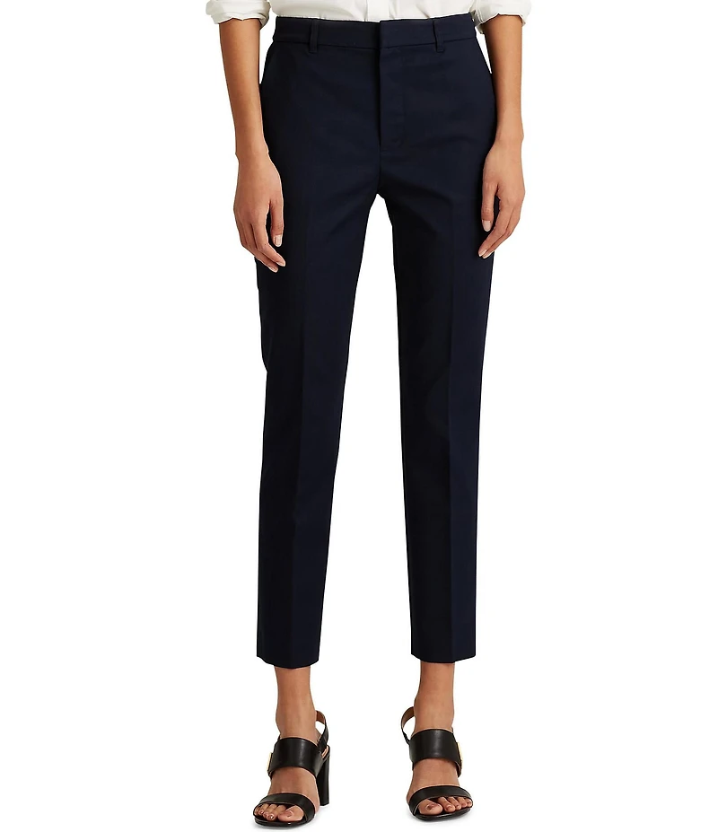 Lauren Ralph Lauren Stretch Mid Rise Skinny Leg Pants