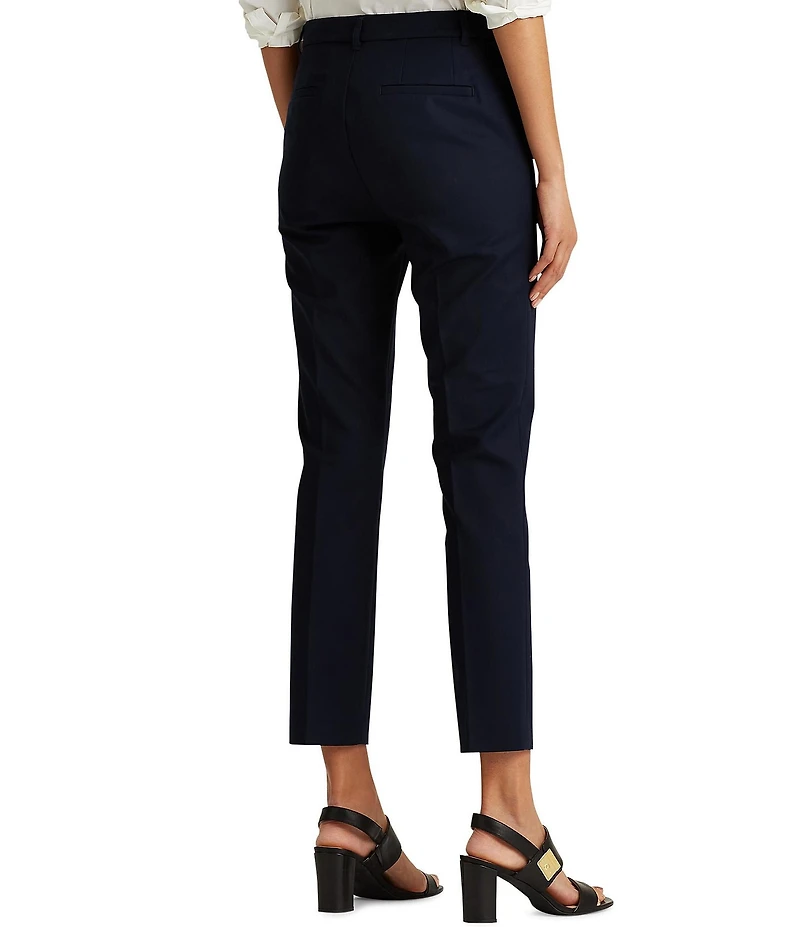 Lauren Ralph Lauren Stretch Mid Rise Skinny Leg Pants