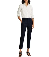 Lauren Ralph Lauren Stretch Mid Rise Skinny Leg Pants