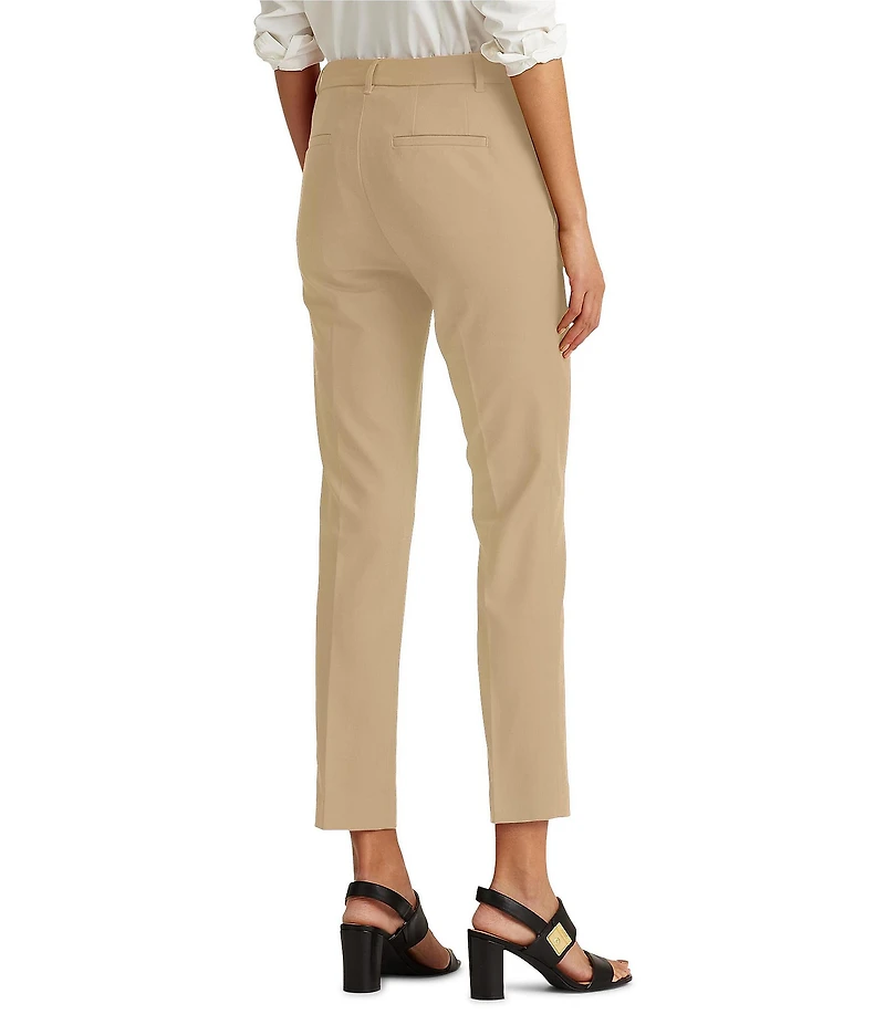 Lauren Ralph Lauren Stretch Mid Rise Skinny Leg Pants