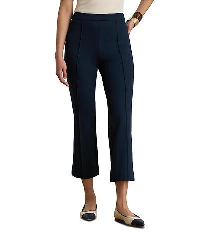 Lauren Ralph Lauren Stretch Twill Wide Leg Ankle Length Pants