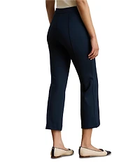 Lauren Ralph Lauren Stretch Twill Wide Leg Ankle Length Pants