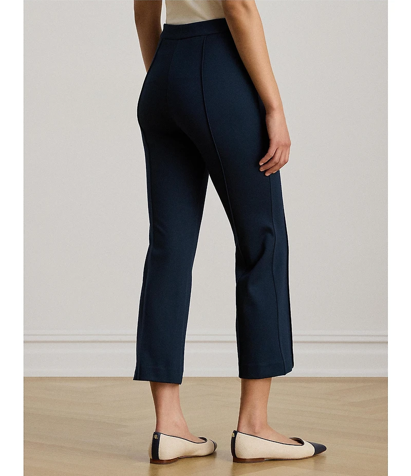 Lauren Ralph Lauren Stretch Twill Wide Leg Ankle Length Pants