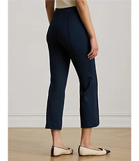 Lauren Ralph Lauren Stretch Twill Wide Leg Ankle Length Pants