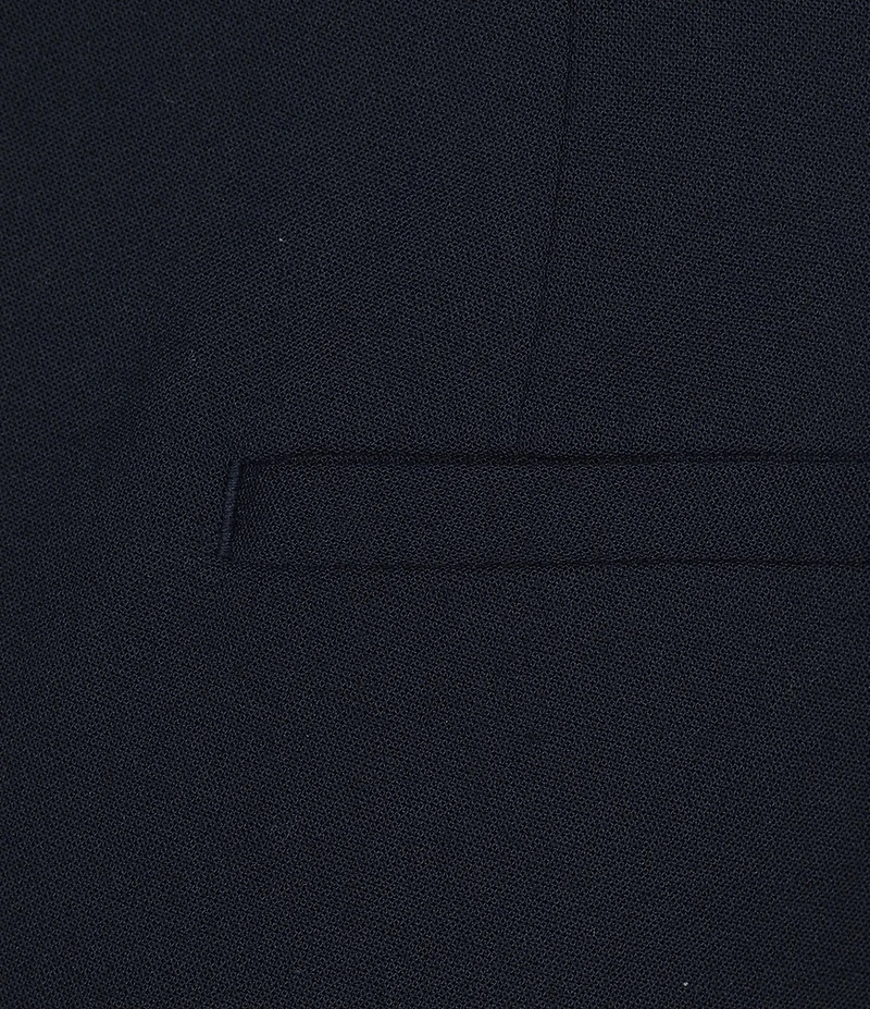 Lauren Ralph Lauren Stretch Wool Crepe Straight Leg Full Length Pants