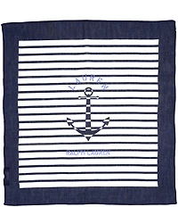 Lauren Ralph Lauren Stripe Anchor Square Scarf