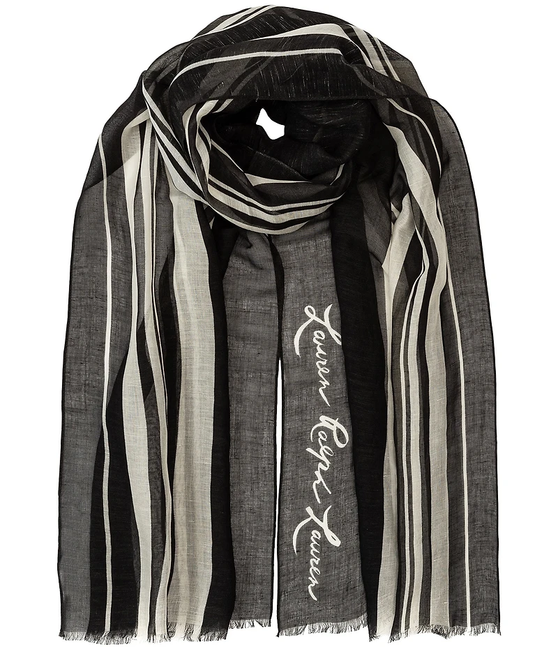 Lauren Ralph Lauren Striped Scarf Wrap