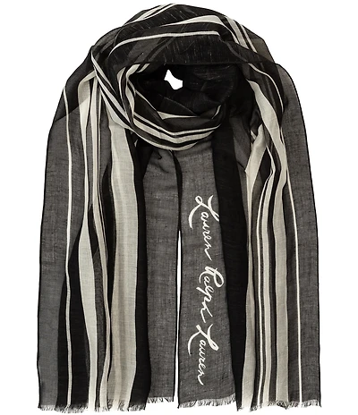 Lauren Ralph Lauren Striped Scarf Wrap